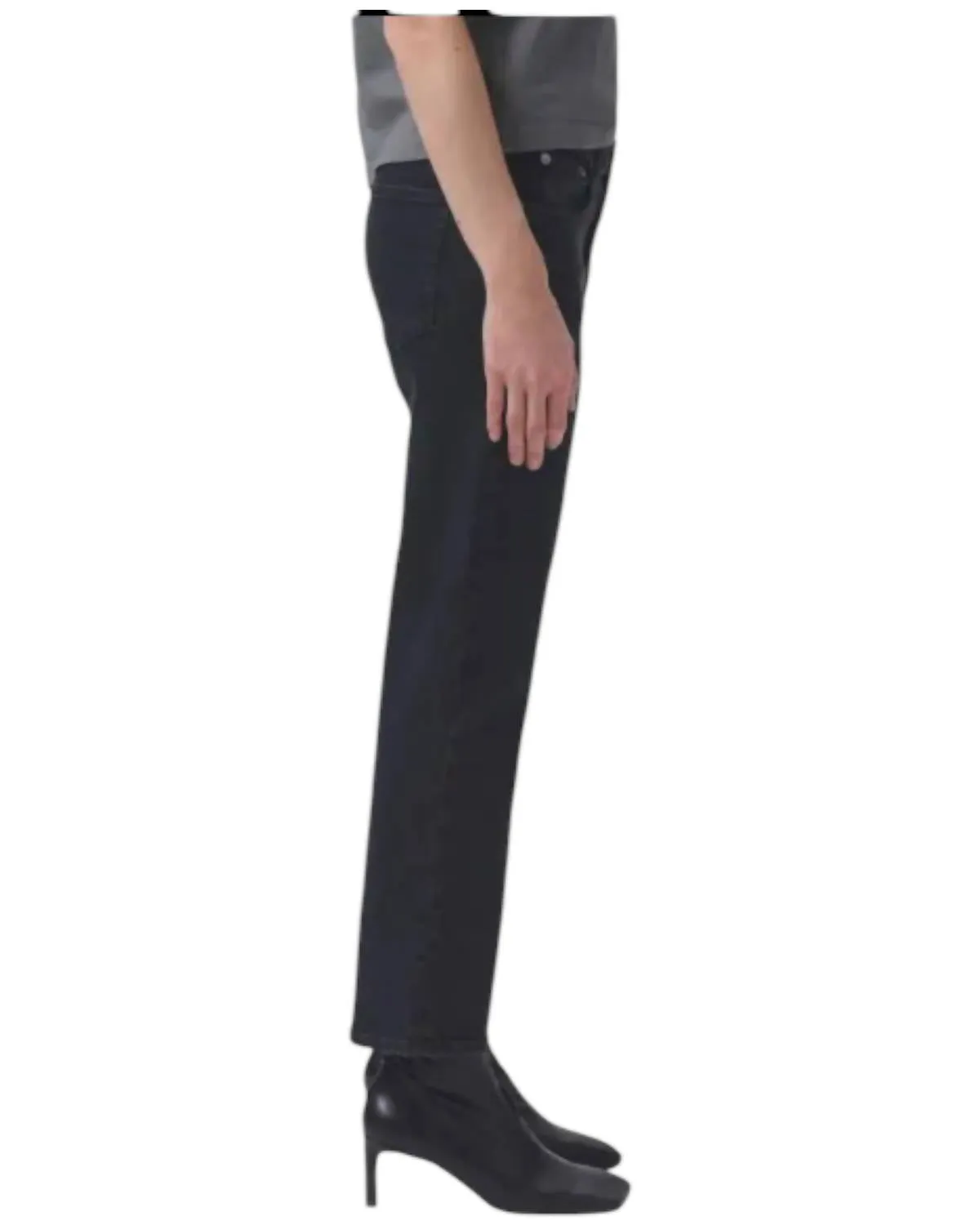 Agolde - Kye Mid Rise Straight Cropped Jeans