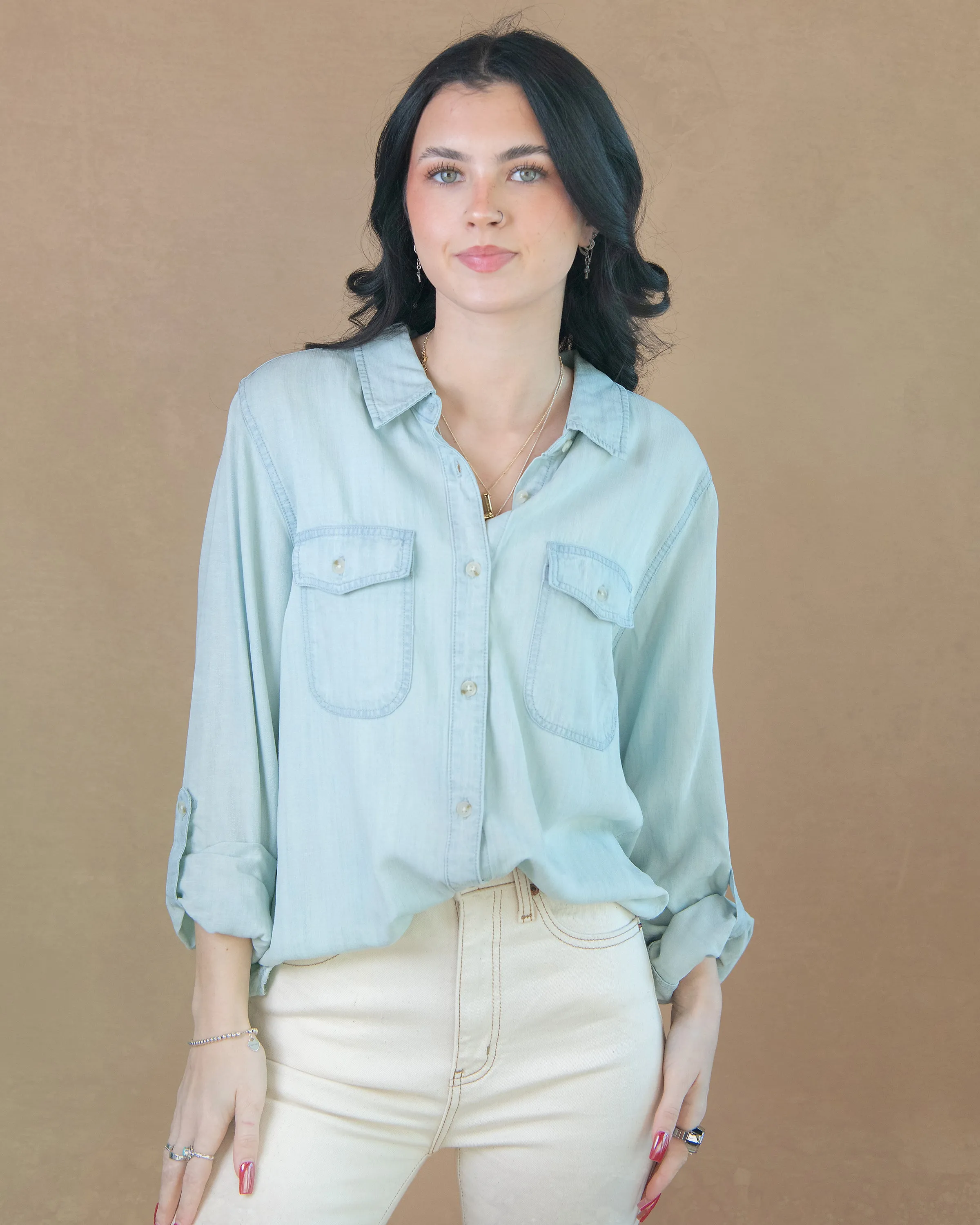Beau Denim Top