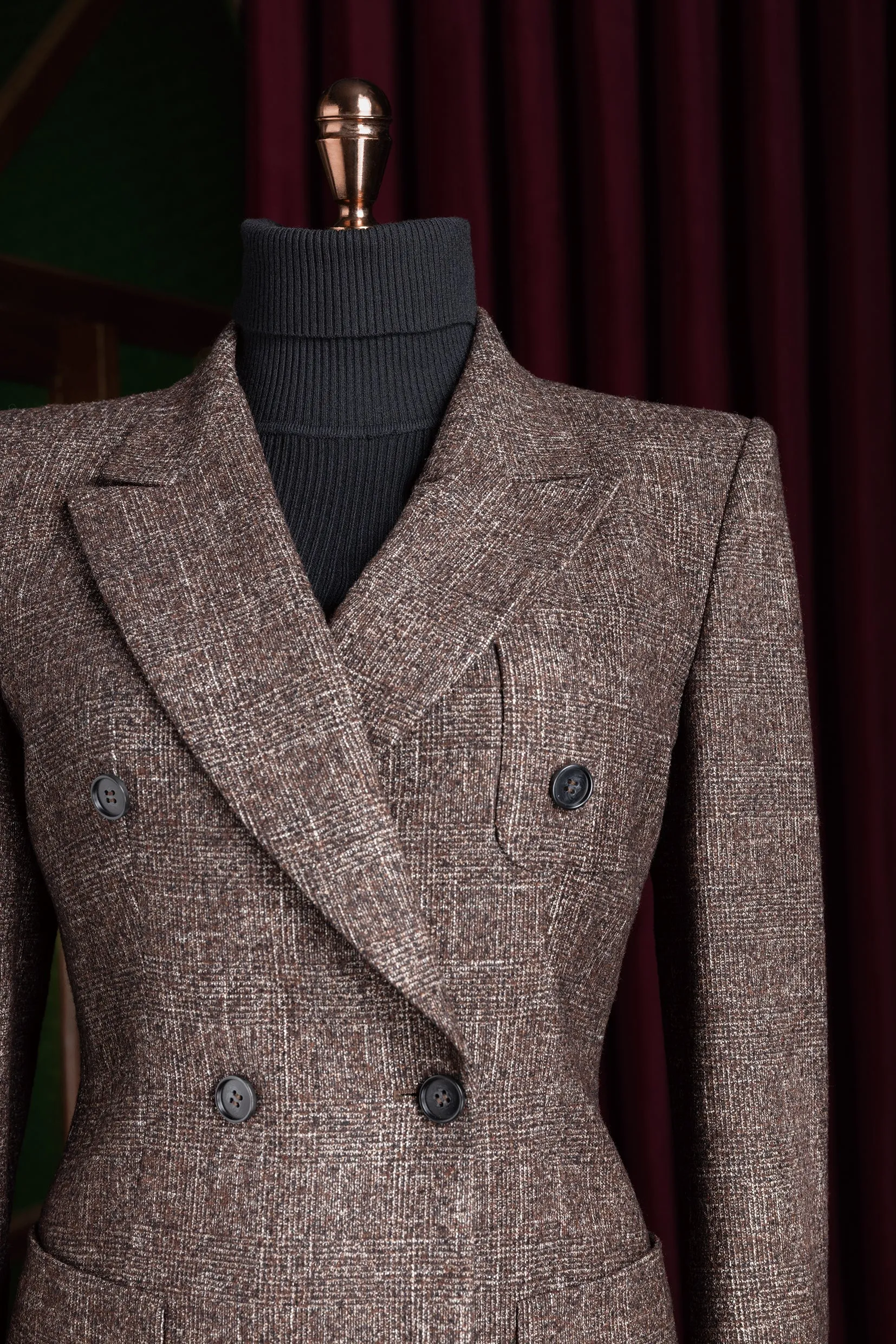 Brown Tweed Blazer