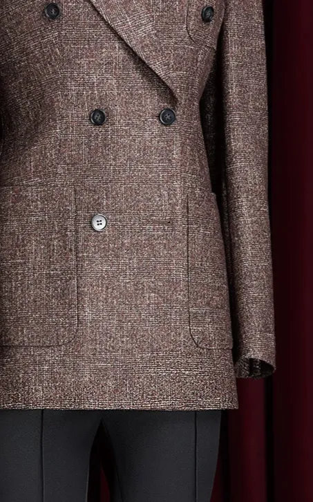 Brown Tweed Blazer