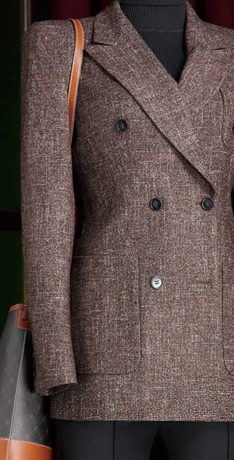 Brown Tweed Blazer