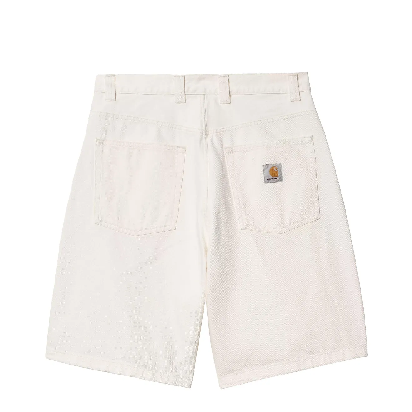 Carhartt WIP Womens Brandon Short White Rinsed