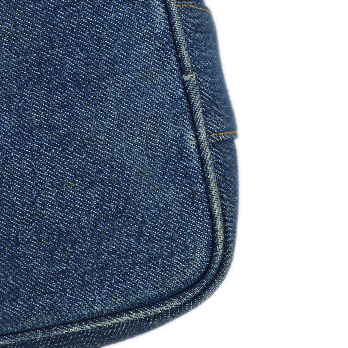 Chanel Blue Denim Timeless Vanity Handbag