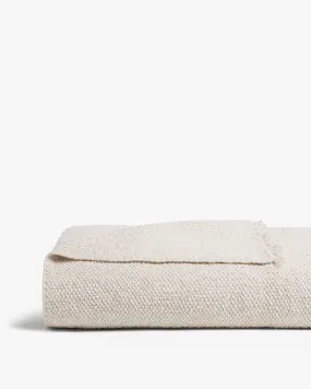 Cotton Boucle Throw