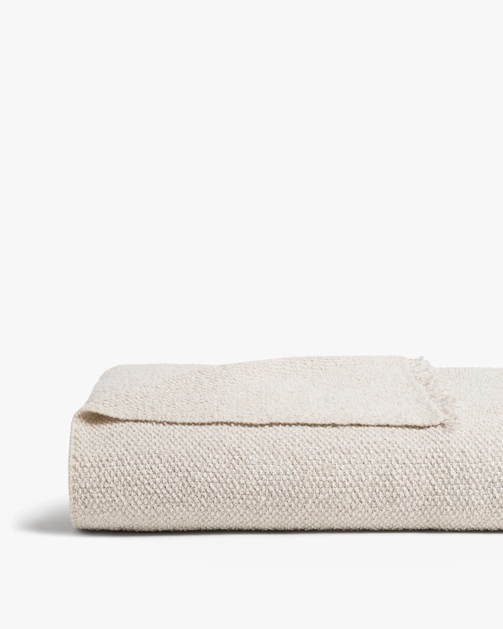 Cotton Boucle Throw