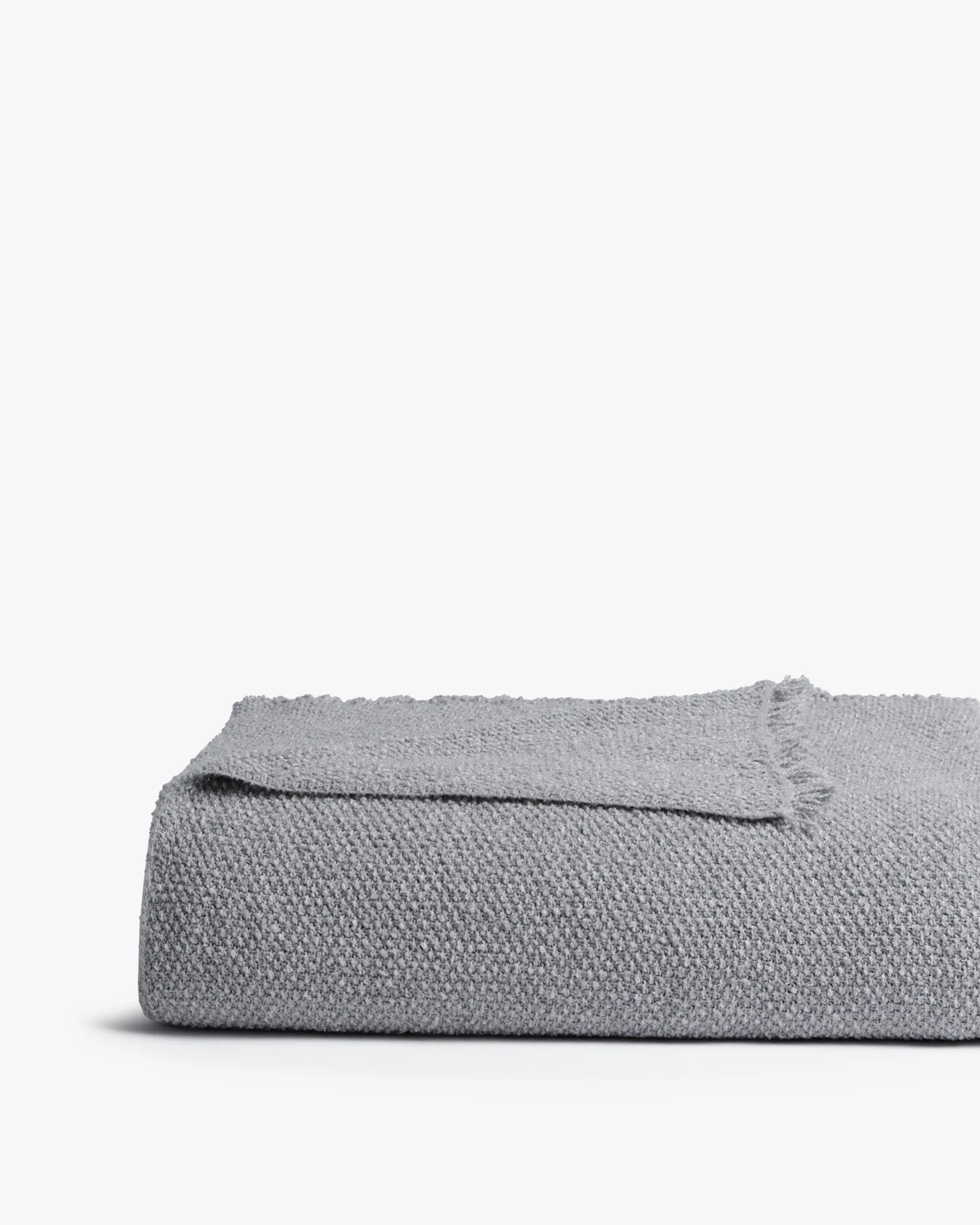 Cotton Boucle Throw