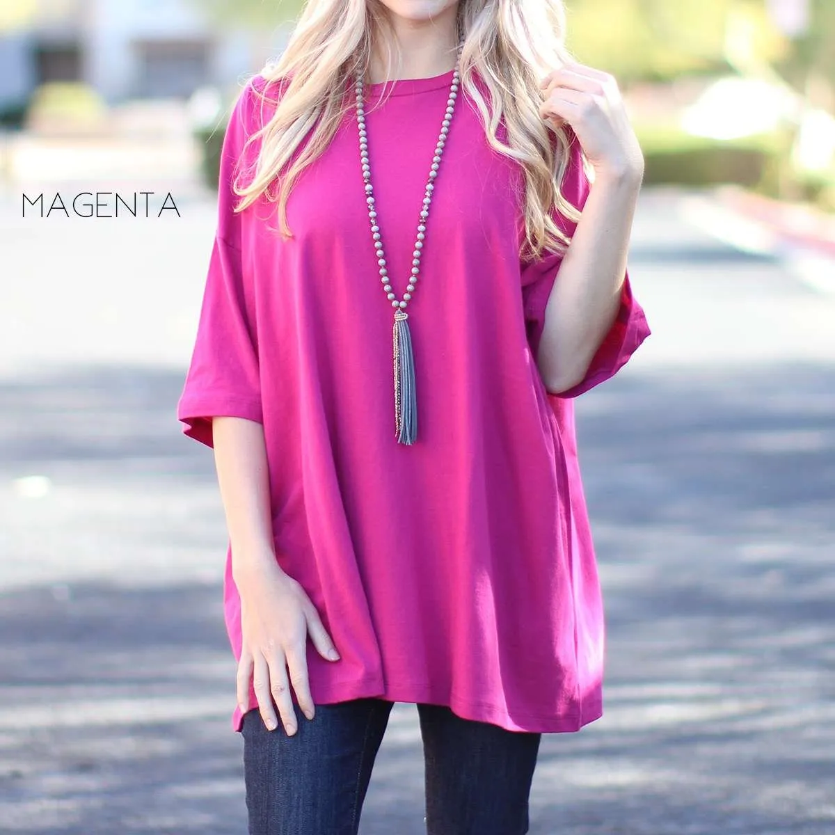 Cotton Boyfriend Tee | S-XL