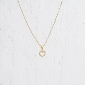 Dainty Heart Charm Necklace