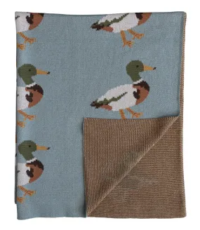 Duck Cotton Knit Baby Blanket