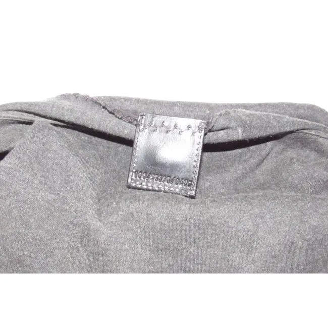 Fendi Shoulder Bag Jersey Mamma Forever Jerseypatent Charcoal Grayblack Wool And Leather Baguette