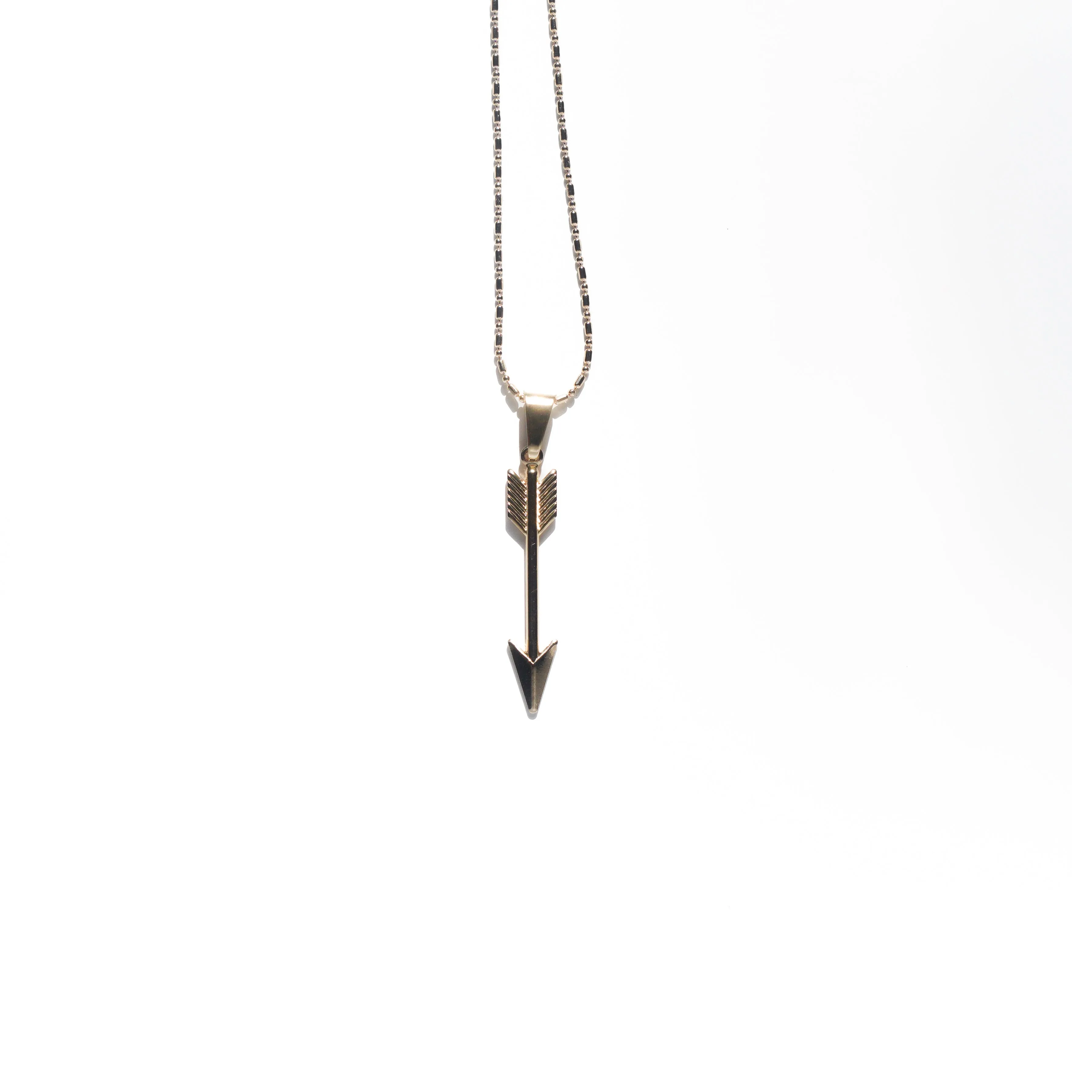Gold Arrow Charm Necklace