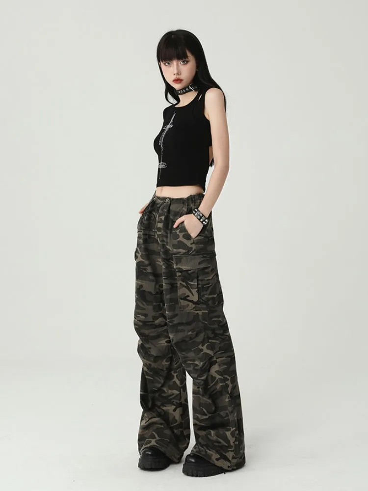 Gothic Black Cross Backless Glamorous Cropped Sleeveless Top