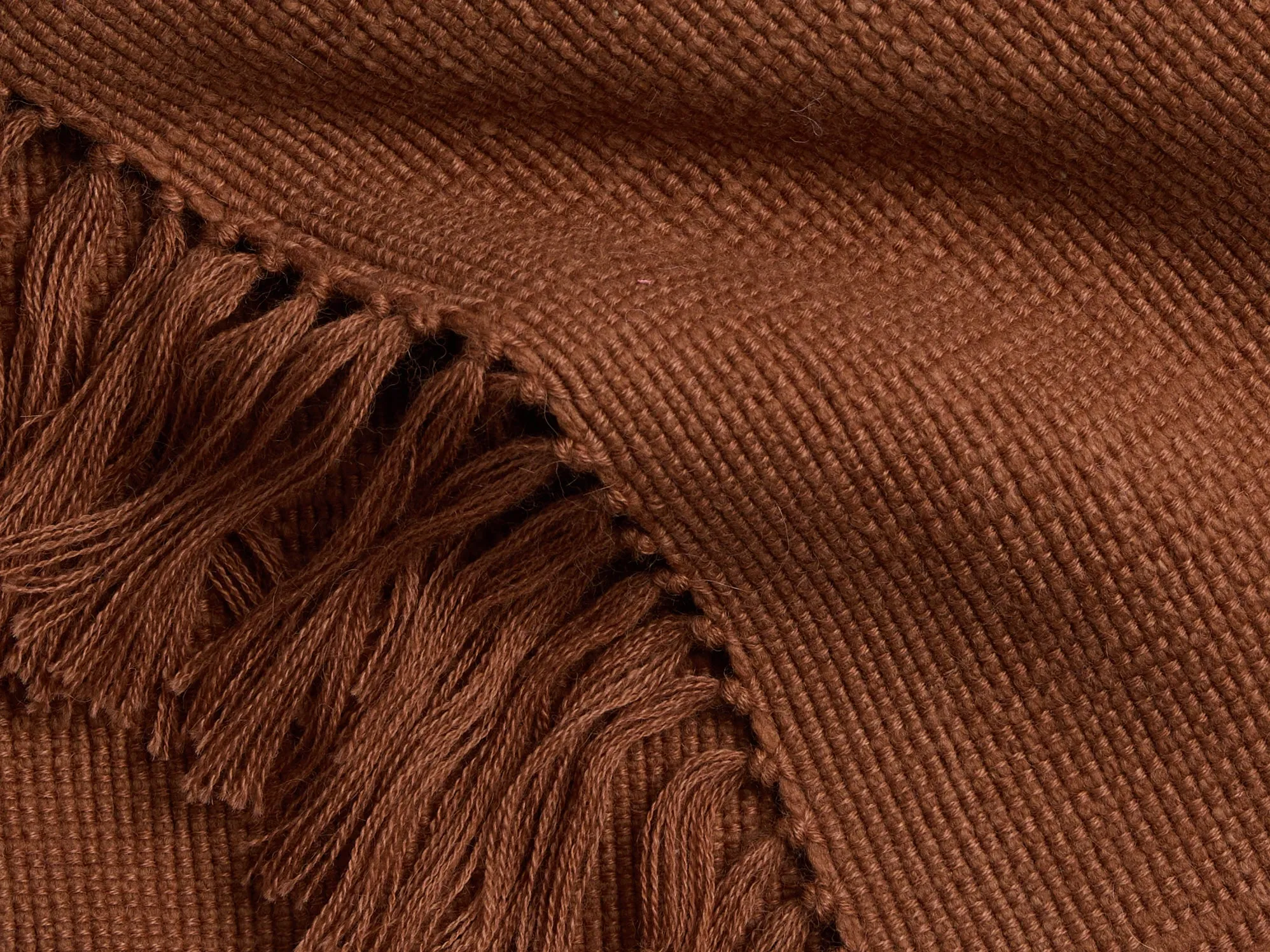 Highland Wool Throw (Brick)