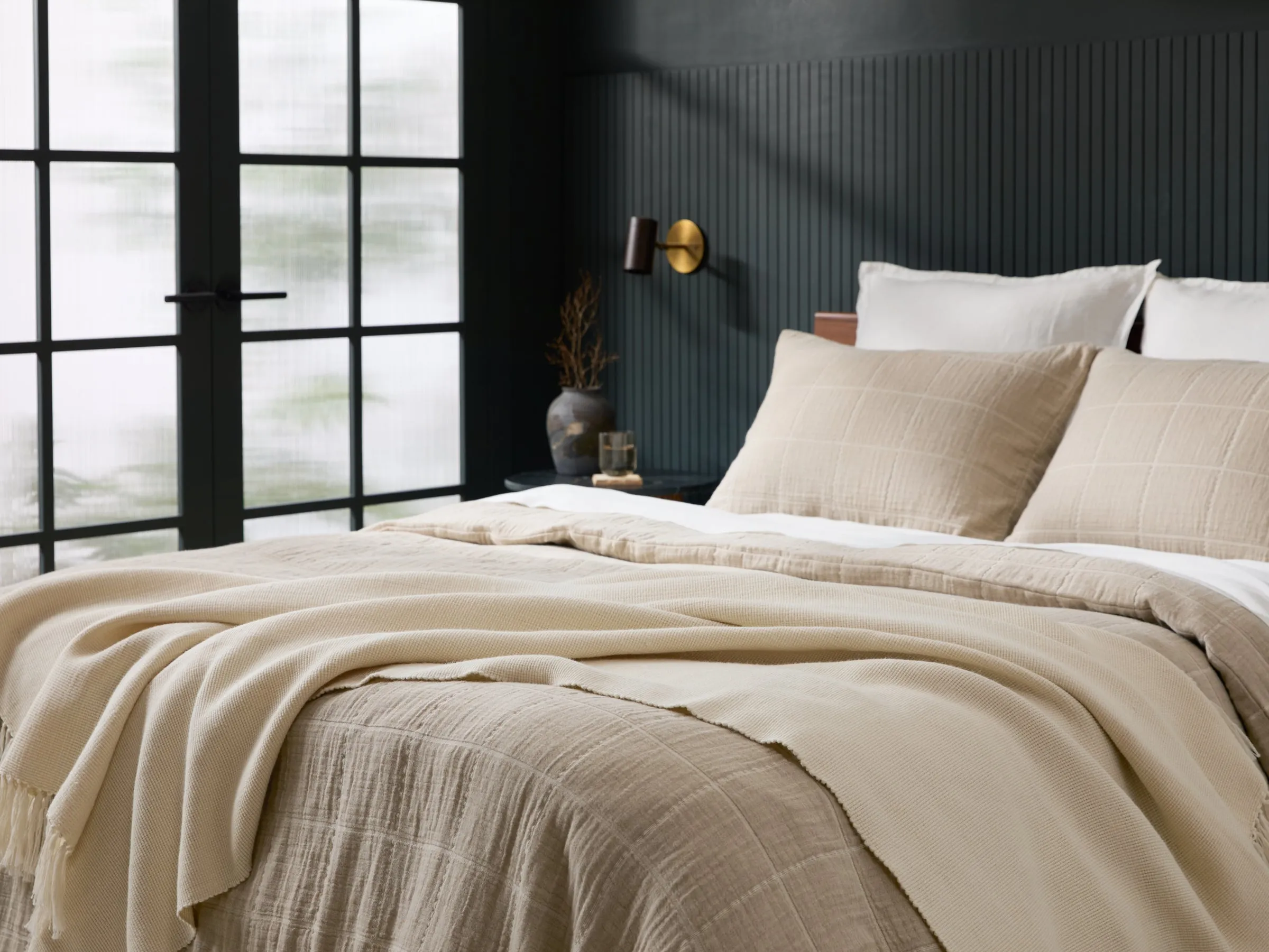 Highland Wool Throw (Natural)