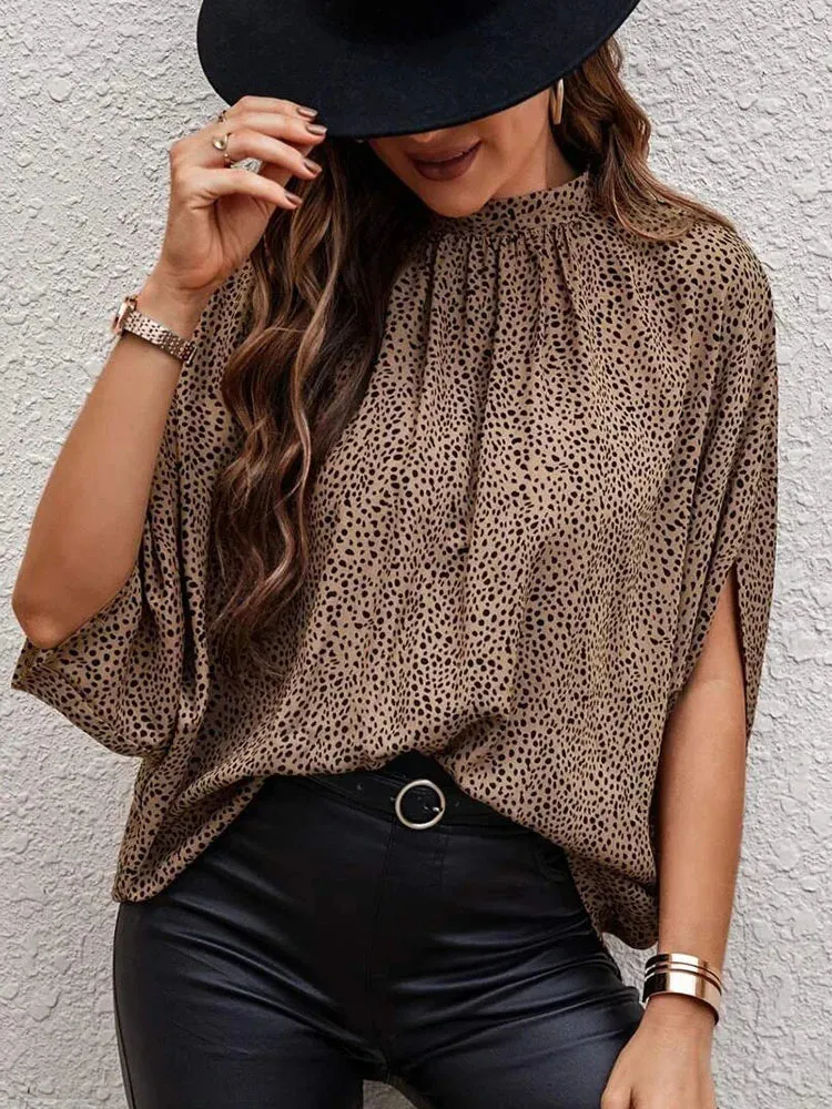Ivyshape | Casual Batwing Blouse for Women