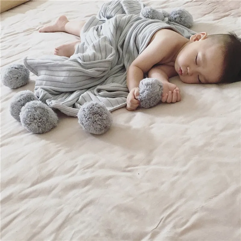 Knitted Swaddle Baby blanket