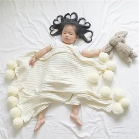 Knitted Swaddle Baby blanket