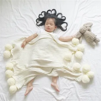 Knitted Swaddle Baby blanket