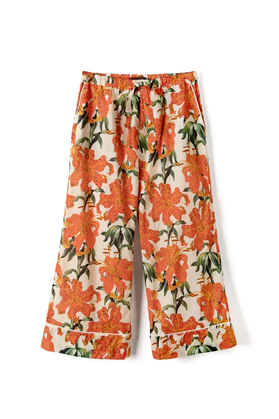 Lilium Orange Cream Lounge Trouser