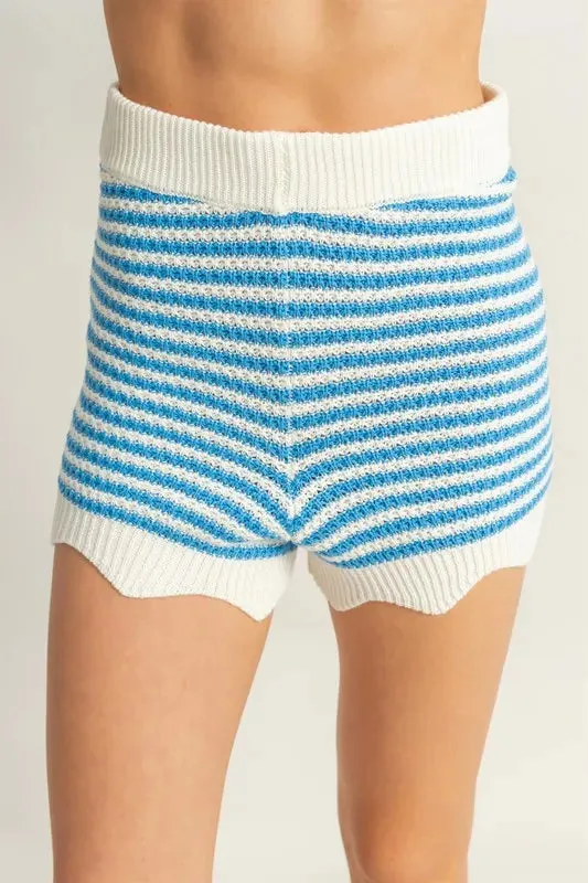 ONLINE EXCLUSIVE HYFVE Striped Cropped Tank and Shorts Set