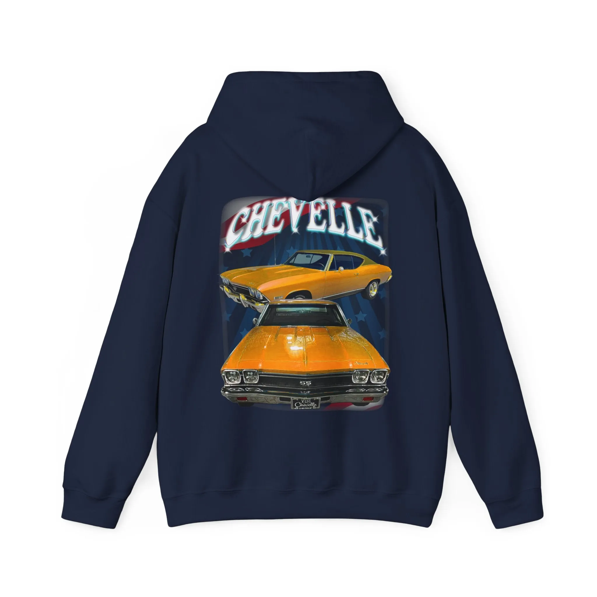 Orange 1968 Chevelle hoodie Car Guy Gift,nova,corvette,charger,classic,hot Rod