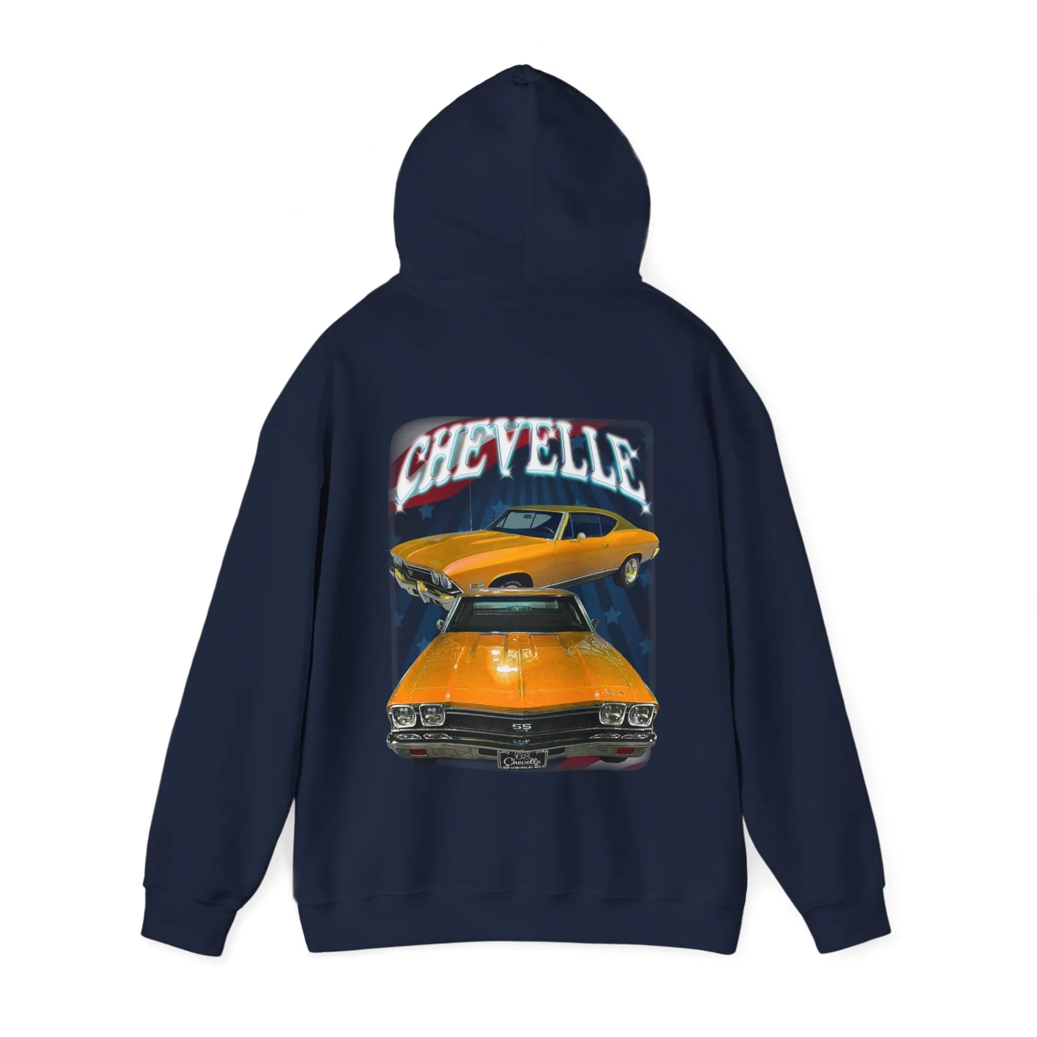 Orange 1968 Chevelle hoodie Car Guy Gift,nova,corvette,charger,classic,hot Rod
