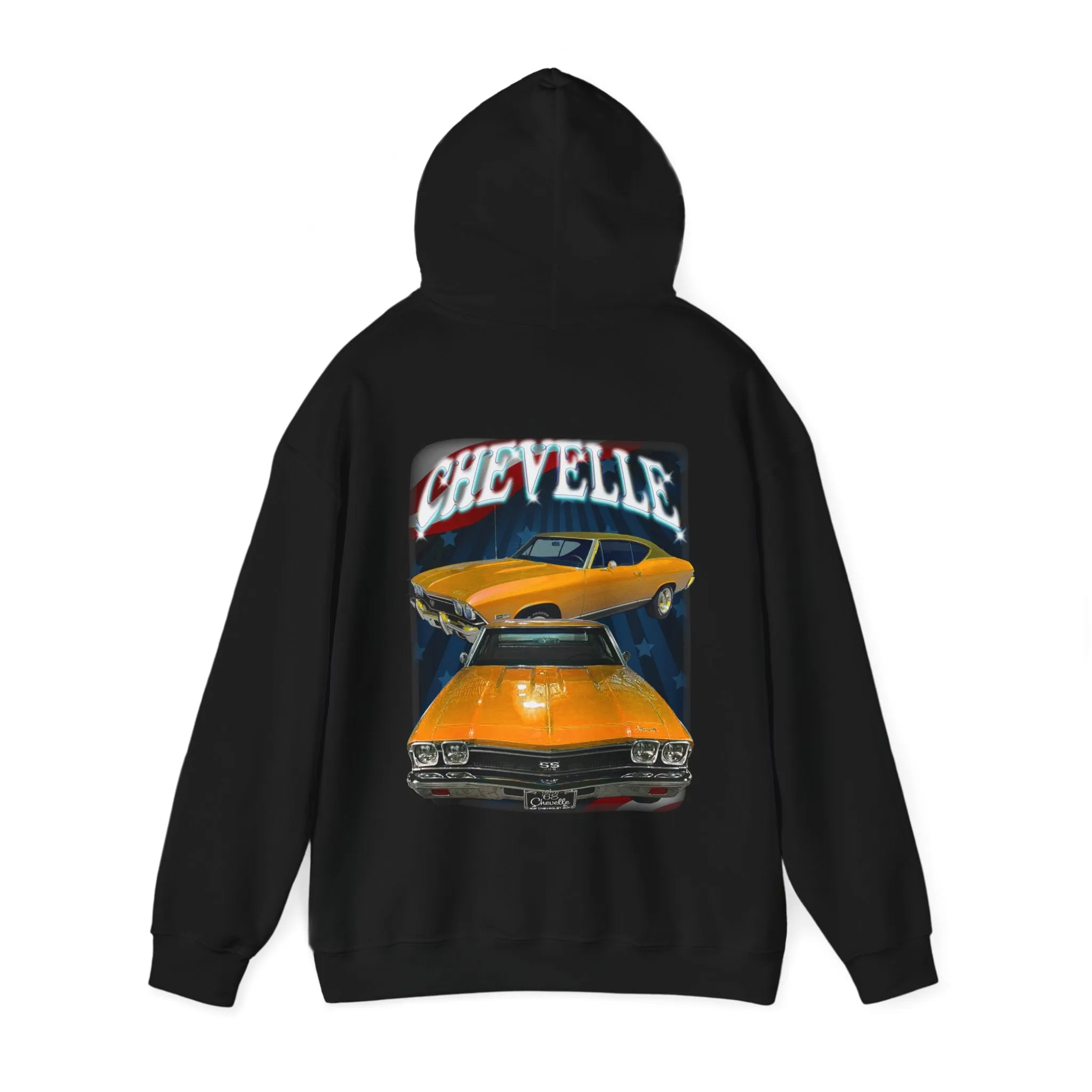 Orange 1968 Chevelle hoodie Car Guy Gift,nova,corvette,charger,classic,hot Rod