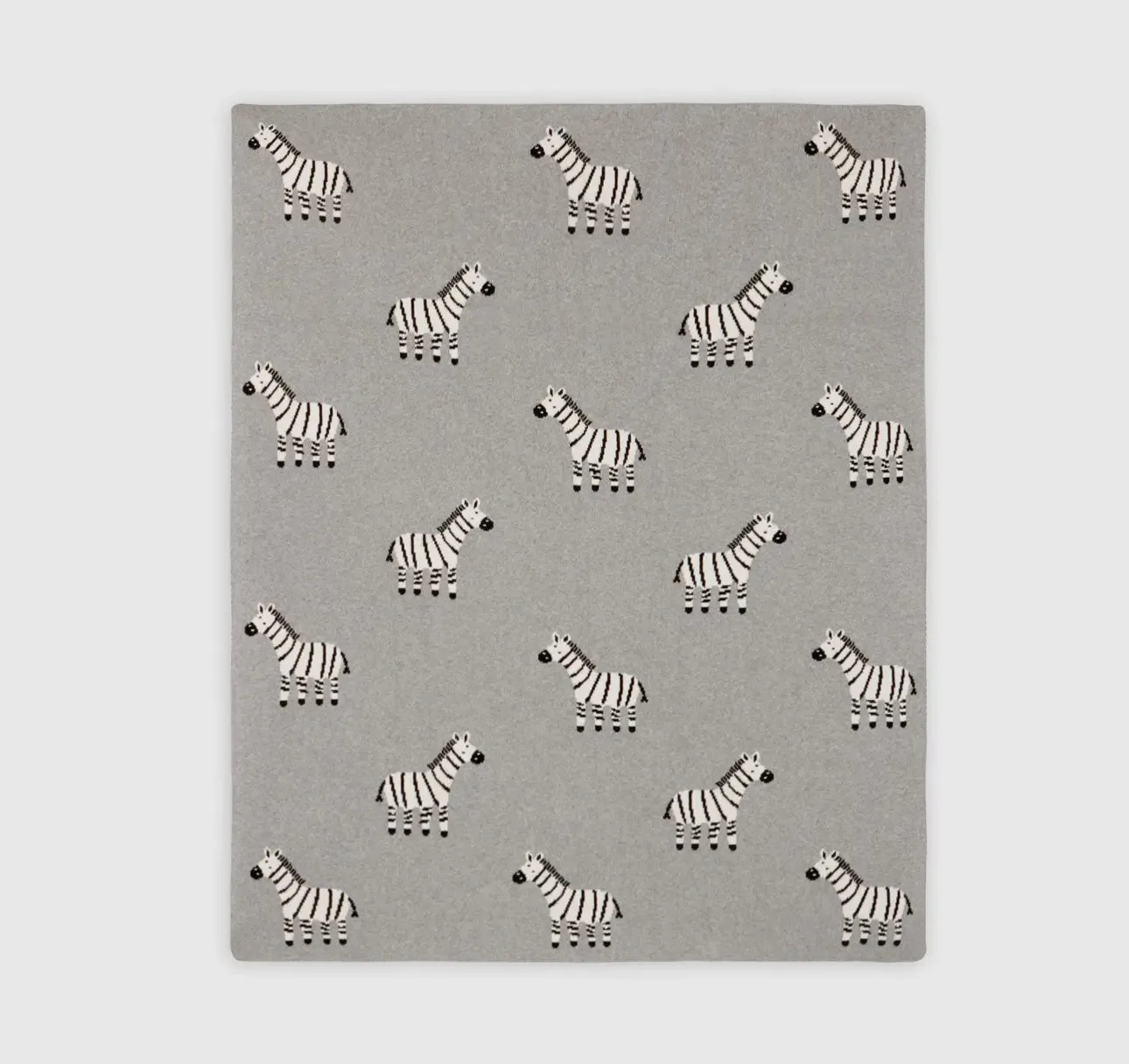 Organic Cotton Baby Blanket-Zebra