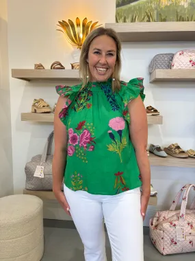 Regan High Neck Blouse