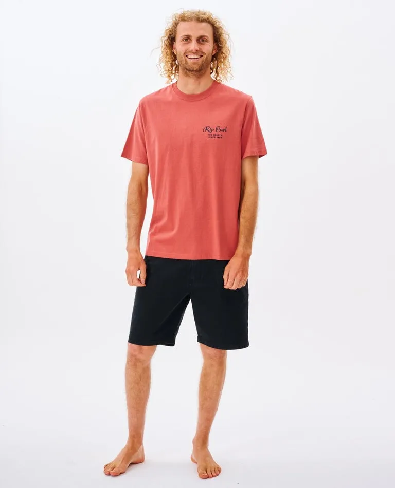 Rip Curl Twist Tee-Dusty Mushroom