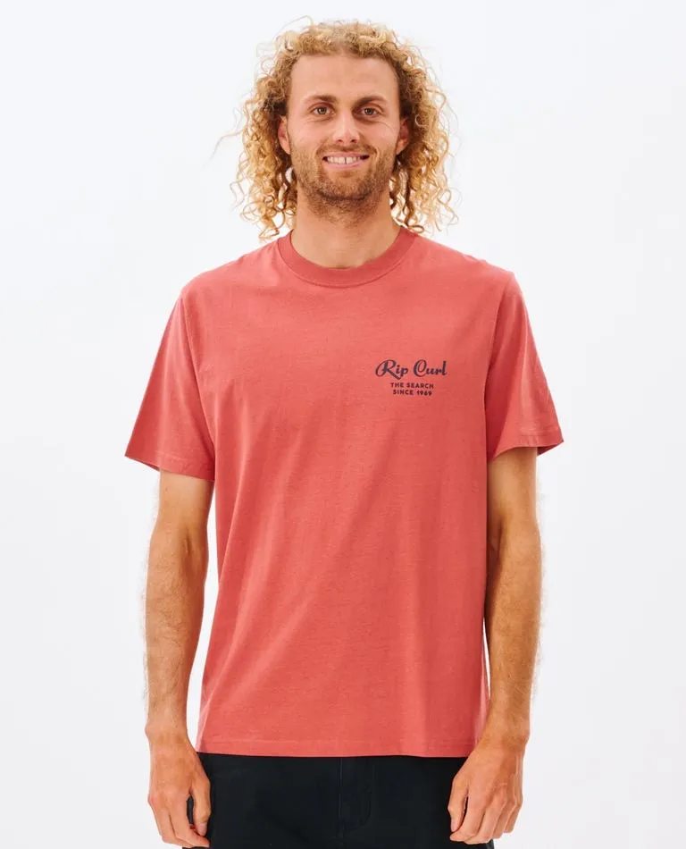 Rip Curl Twist Tee-Dusty Mushroom