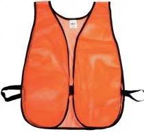 Soft Mesh Safety Vest - Plain (12 Count)