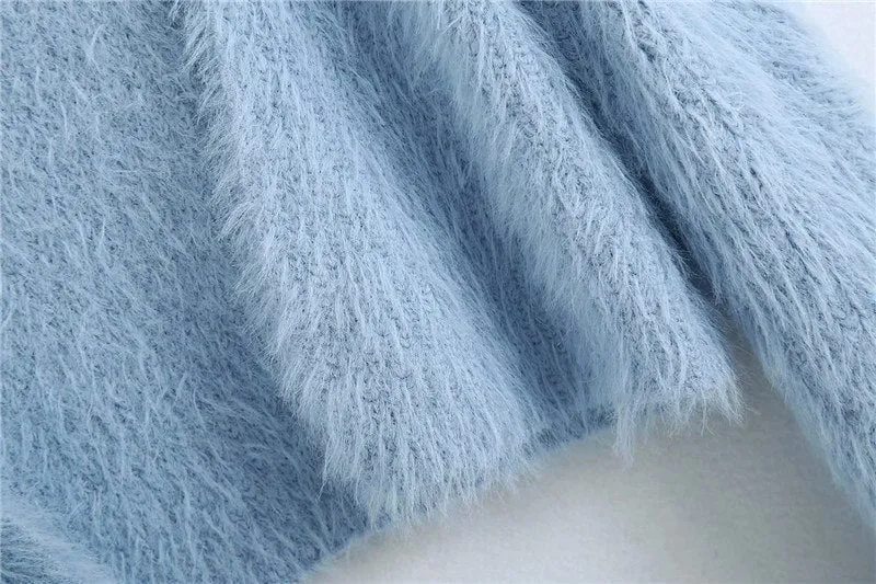 SOFT TOUCH CROPPED KNITTED CARDIGAN