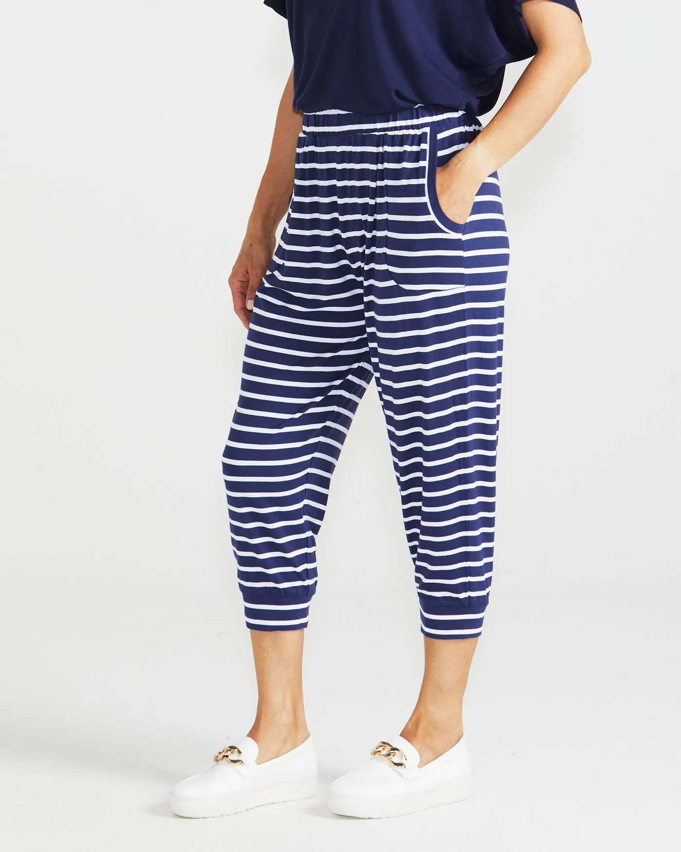Tokyo Pant - Parisian Stripe