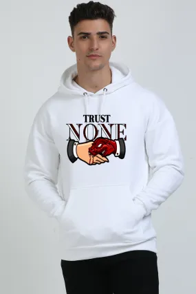Trust No One Inspiring Premium Hoodie Graphic Design - Exclusive by Belavere
