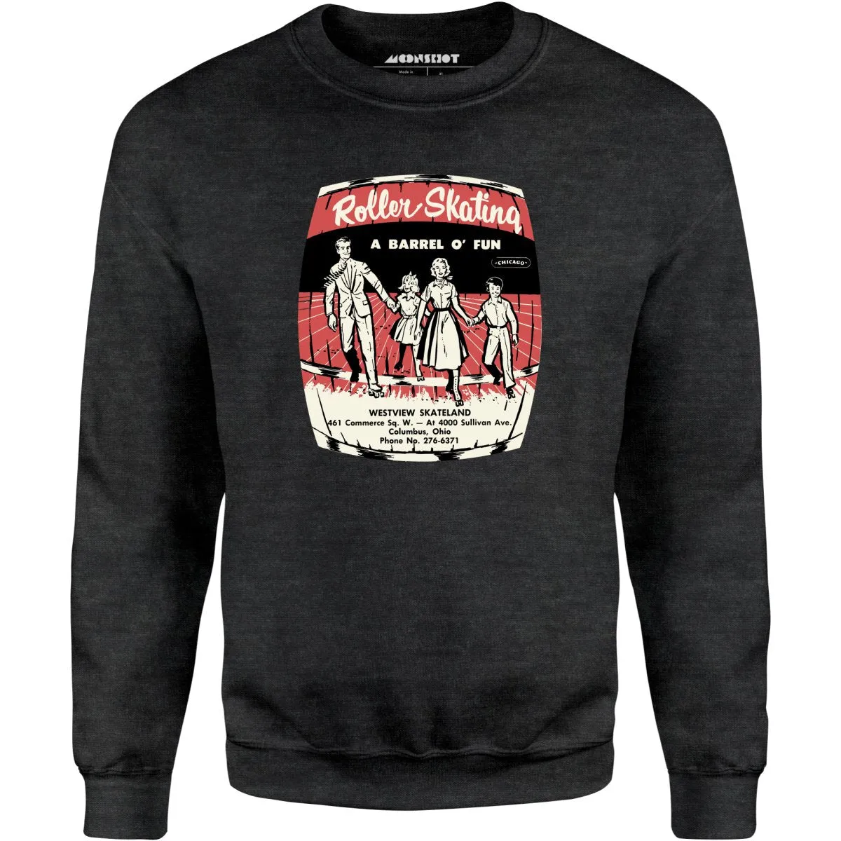 Westview Skateland - Columbus, OH - Vintage Roller Rink - Unisex Sweatshirt