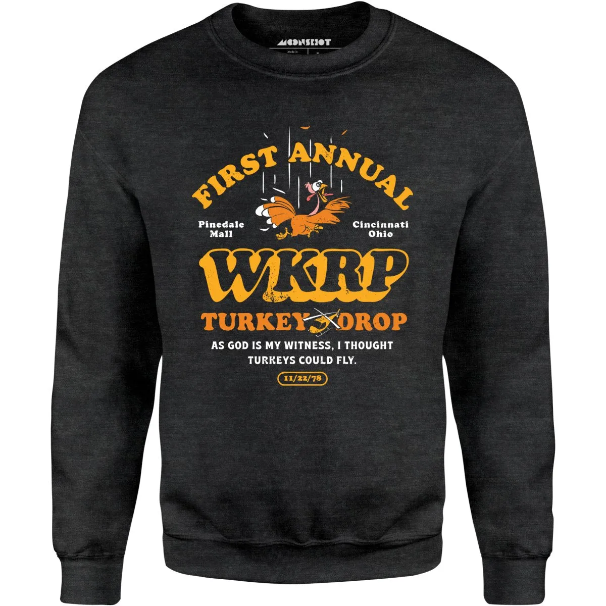 WKRP Turkey Drop - Unisex Sweatshirt