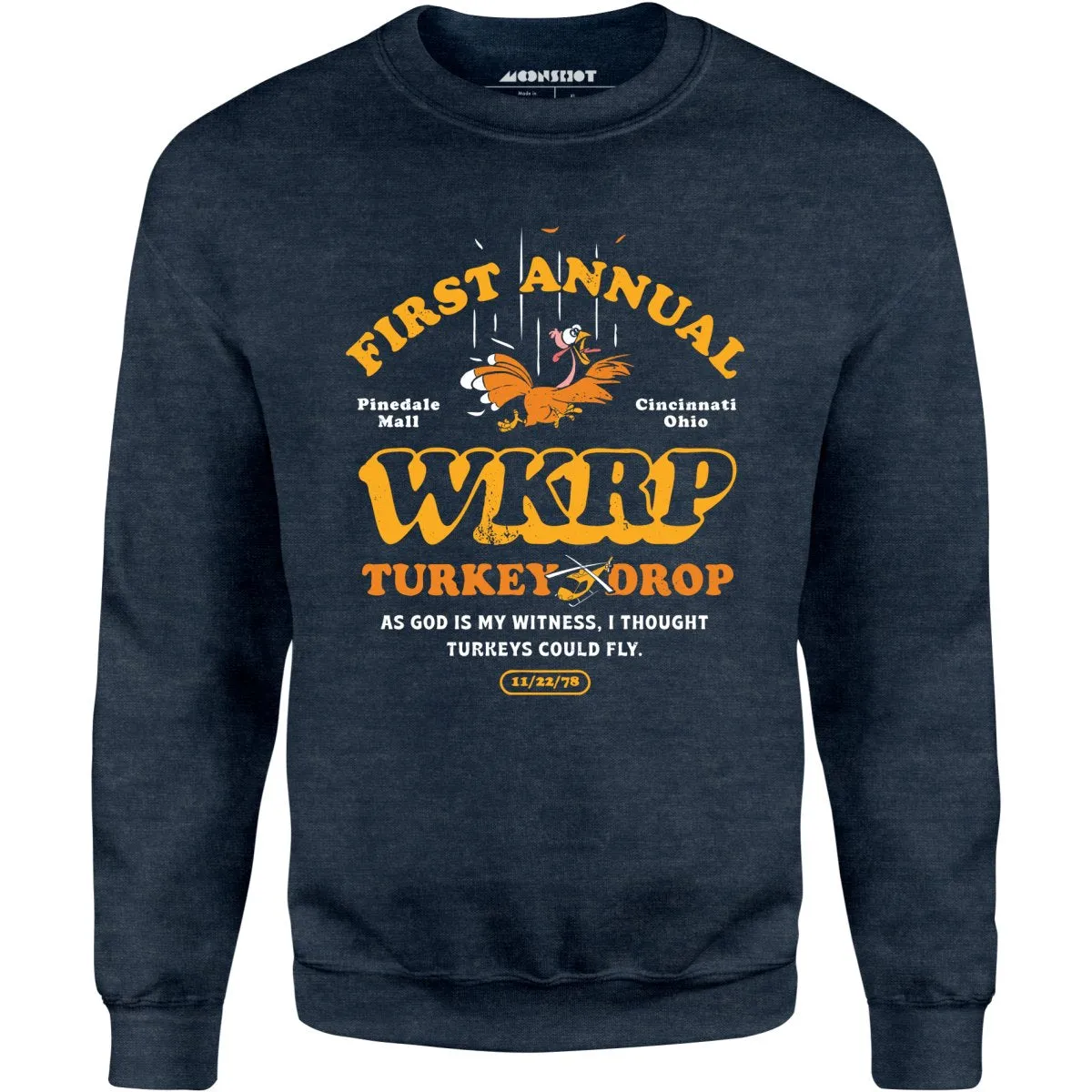 WKRP Turkey Drop - Unisex Sweatshirt
