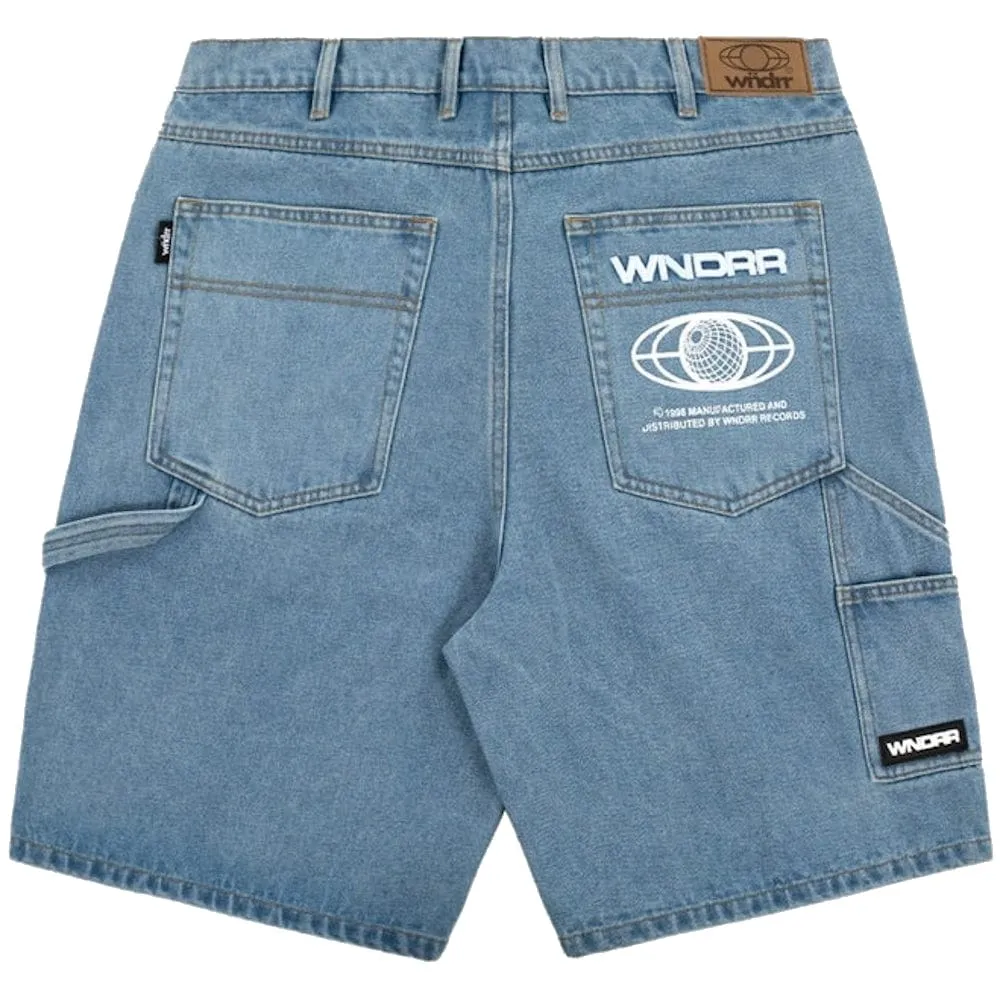 WNDRR Booster Denim Short - Washed Blue