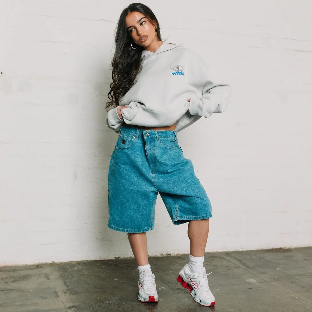 WNDRR Booster Denim Short - Washed Blue