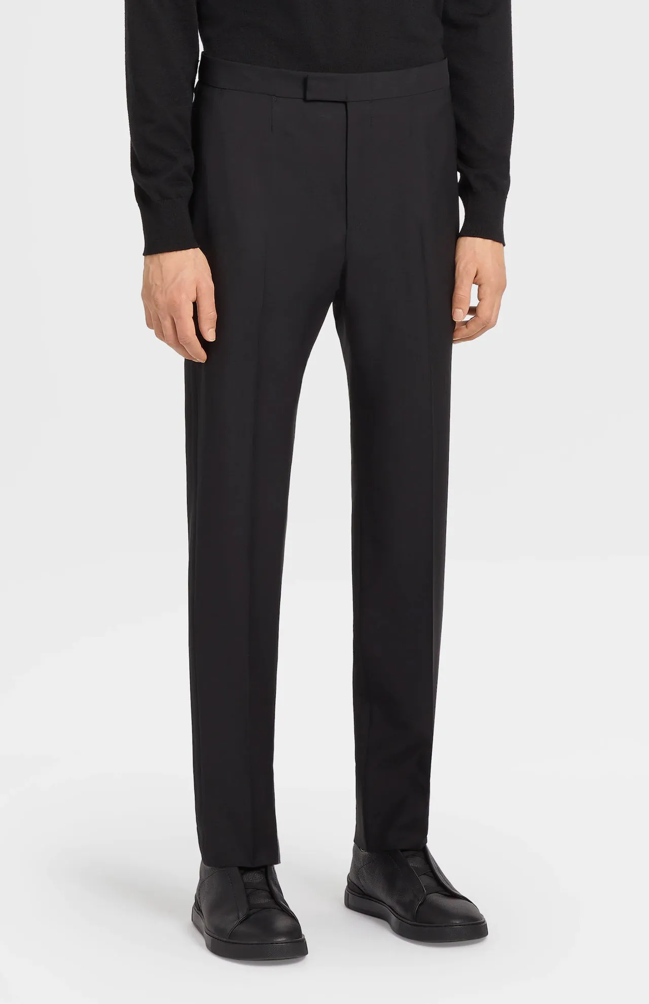 Wool and Mohair Evening Trousers