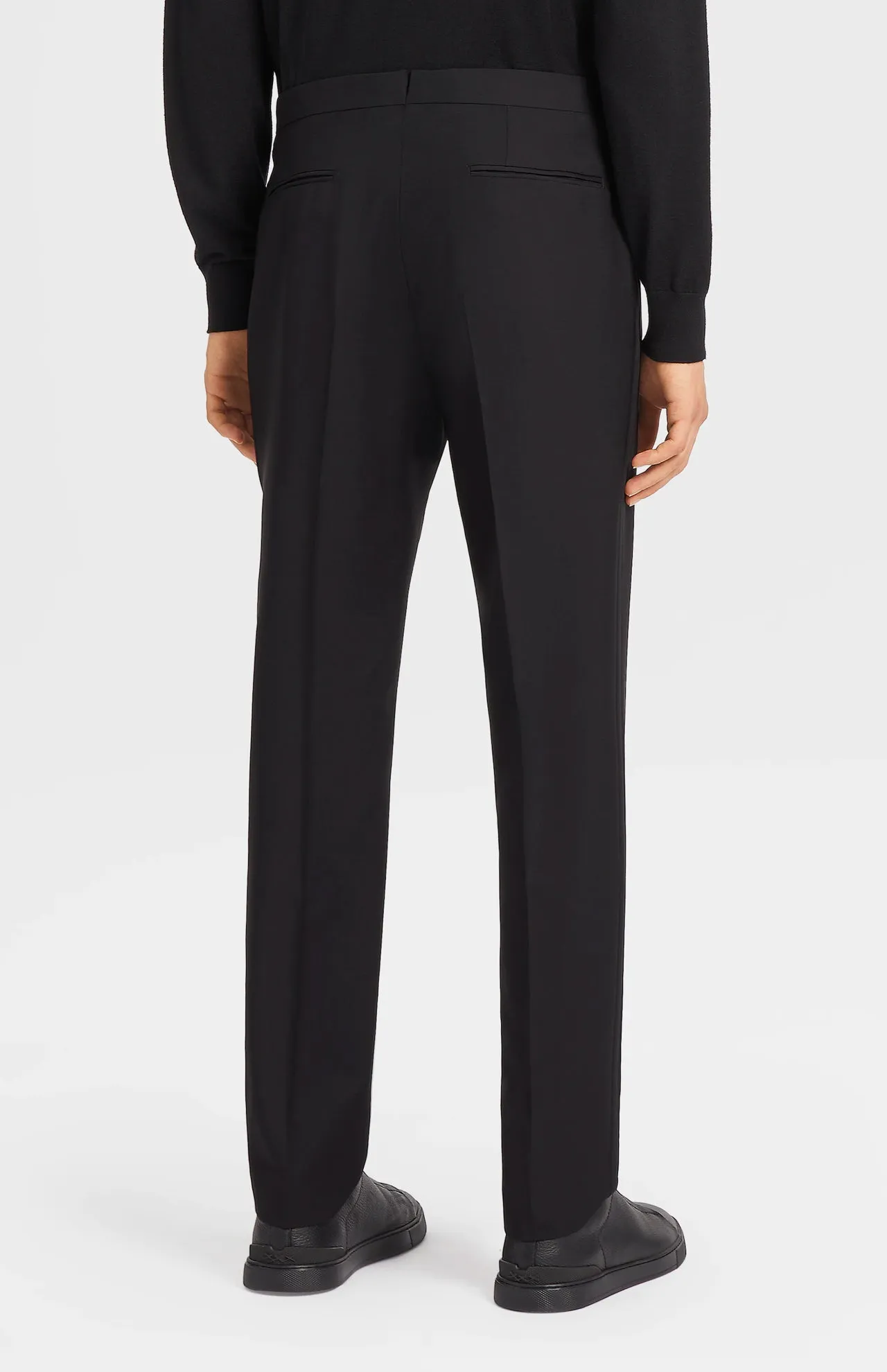 Wool and Mohair Evening Trousers
